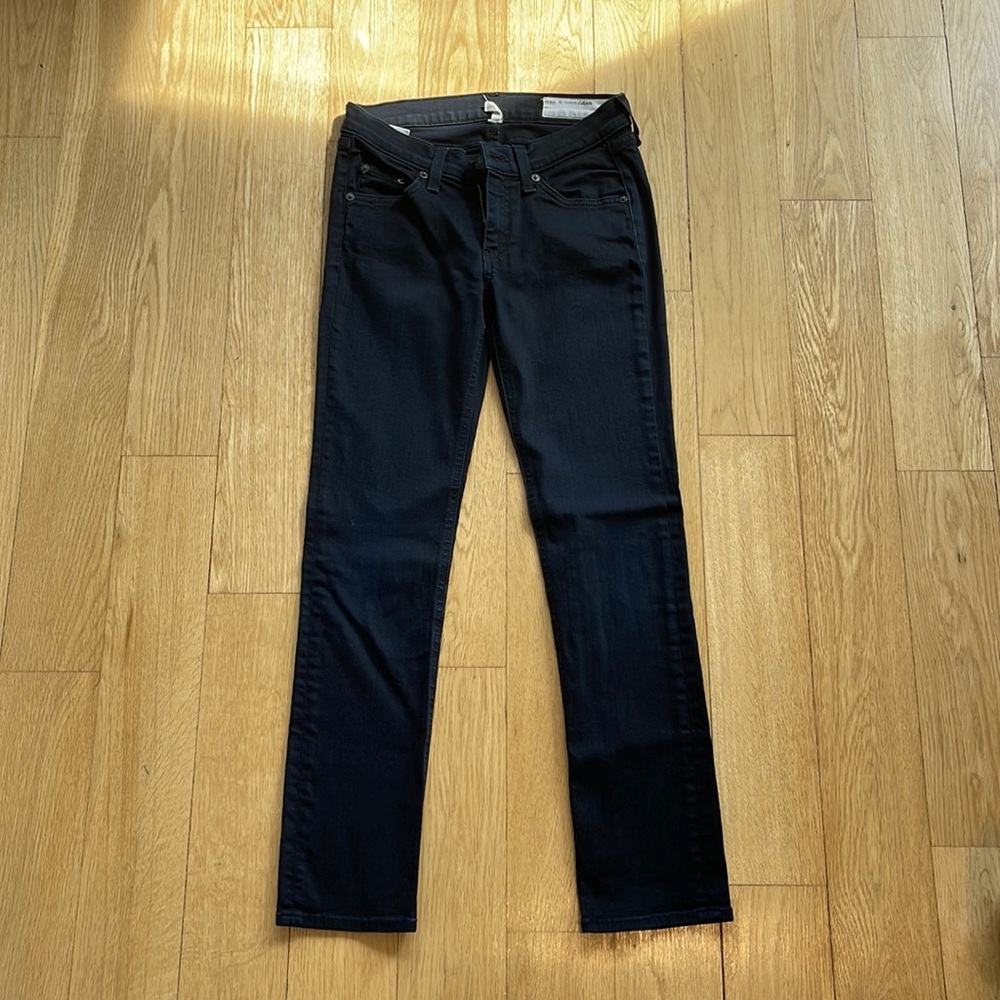 Rag and bone size 25 skinny dark blue Jean